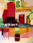 on top, 2004, 120x80 cm, olieverf